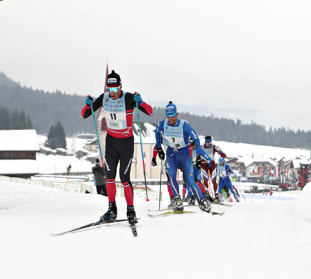 LA SVOLTA CHE PIACE DELLA GF VAL CASIES. START IN SALITA IN DIREZIONE SANTA MADDALENA