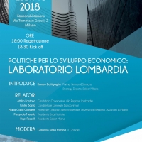 BEPI PEZZULLI DI SELECT MILANO E ATTILIO FONTANA ASSIEME A MILANO PER DISCUTERE DI POLITICHE PER LO SVILUPPO ECONOMICO DELLA LOMBARDIA