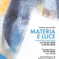 Materia e Luce: l'informale di Raffaele Miscione alla AM Studio art gallery