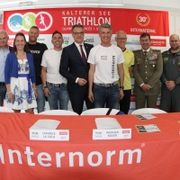 TRIATHLON INTERNAZIONALE DEL LAGO DI CALDARO, PRESENTATO OGGI PRESSO INTERNORM DI BOLZANO