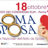 RomaSposa - Edizione d’Autunno, dal 18 al 21 ottobre il matrimonio è da fiaba