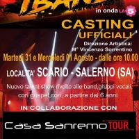 Casa Sanremo Tour e il nuovo talent show di La5 iBand, i contest fanno tappe a Scario e Palermo