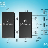 Controller PSE isolato a 4-porte “Power over Ethernet” conforme alla IEEE 802.3bt