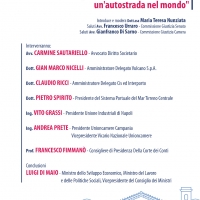 CONVEGNO DAL TITOLO: “ZONE ECONOMICHE SPECIALI ED INTERPORTO DI NOLA: UN’AUTOSTRADA NEL MONDO”