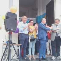 Mariglianella Festa dell’Accoglienza alla Scuola Elementare con il saluto del Sindaco Felice Di Maiolo.