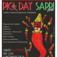 Sua  maestà il Peperoncino da Diamante sbarca a Sapri Sabato 13 ottobre 2018, sul Lungomare il 1° Pic Day