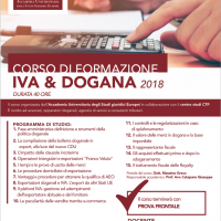 Accademia degli studi giuridici europei: Corso Iva e Dogana 