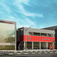 Pavimento sopraelevato per lo Showroom Kia Motors Rana in Ghana