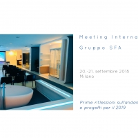 A Milano il Meeting Internazionale Gruppo SFA Prime riflessioni sull’andamento 2018 e progetti per il 2019