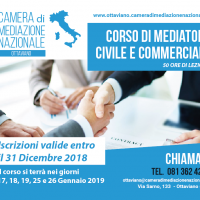 Camera di mediazione Nazionale di Ottaviano - Corso di Mediatore Civile e Commerciale