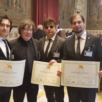 I GEISHA A MONTECITORIO PER RITIRARE IL “LEONE D’ORO DI VENEZIA” PER MERITI ARTISTICI