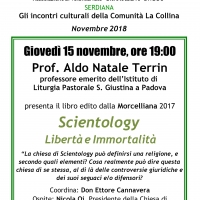 LA COMUNITA’ LA COLLINA OSPITA LA PRESENTAZIONE  DEL PIU' RECENTE LIBRO DEL PROFESSOR ALDO NATALE TERRIN