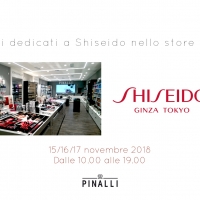 Pinalli: tre giorni dedicati a Shiseido nello store di Parma