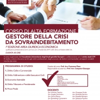 Accademia Universitaria degli studi Giuridici Europei - Gestore della crisi