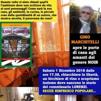  A casa dell'autore noir Gino Marchitelli: lo scrittore incontra i blogger e si racconta in chiave inedita