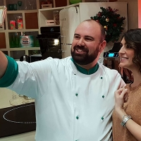 Il Santo Stefano de “La prova del cuoco” parla aretino con chef Shady