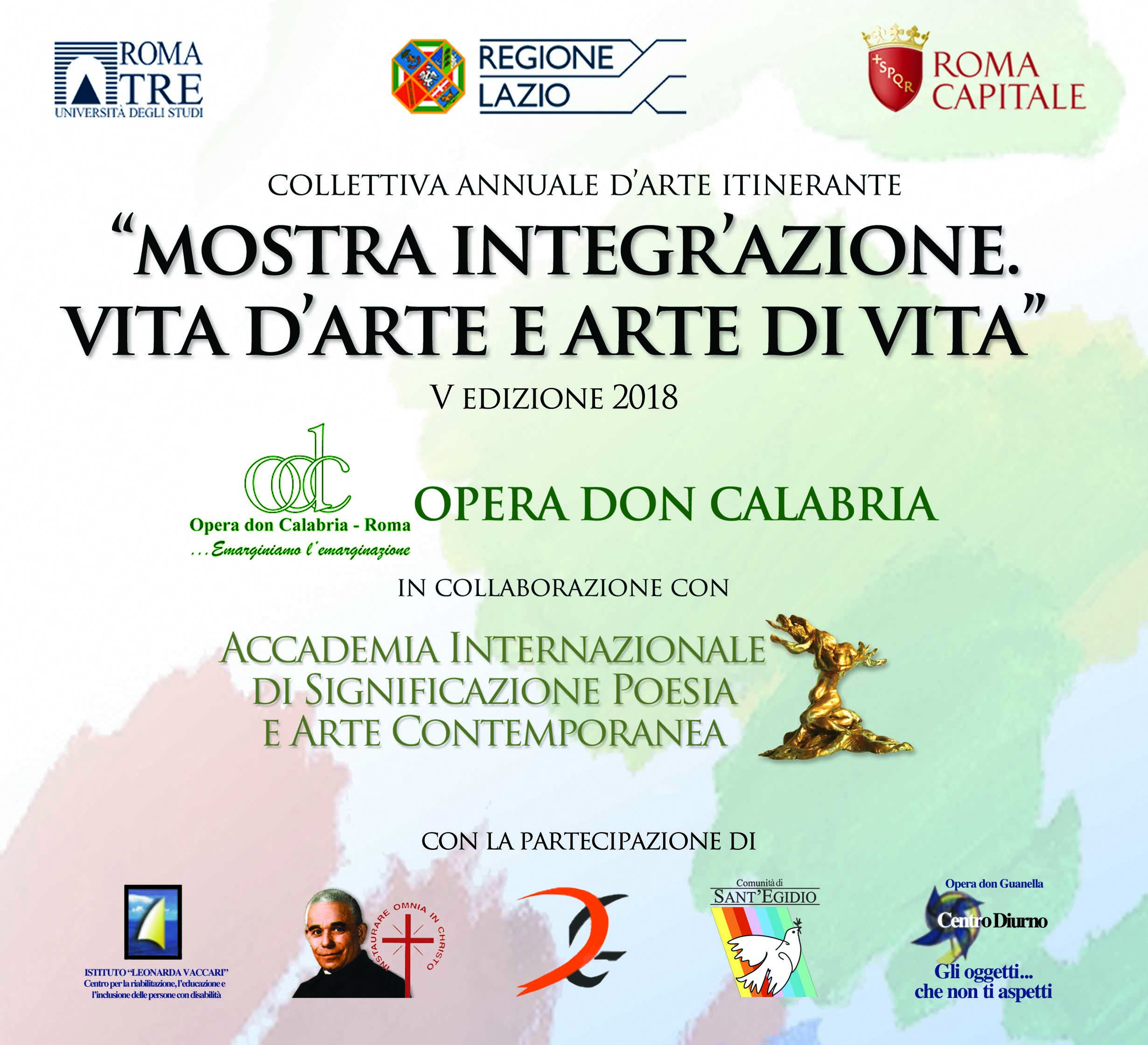 Vita d’Arte e Arte di Vita. Integr’Azione è la collettiva annuale d’arte itinerante oltre le differenze.