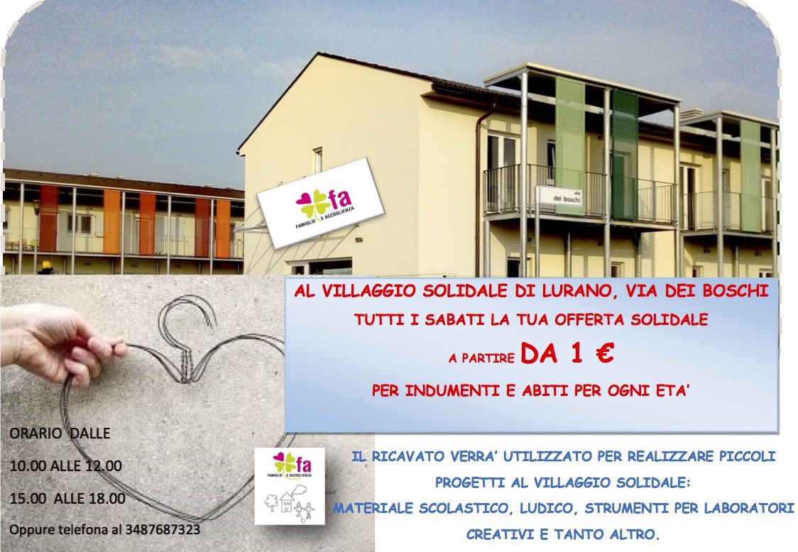 L'Outlet Solidale al Villaggio di Lurano (BG)