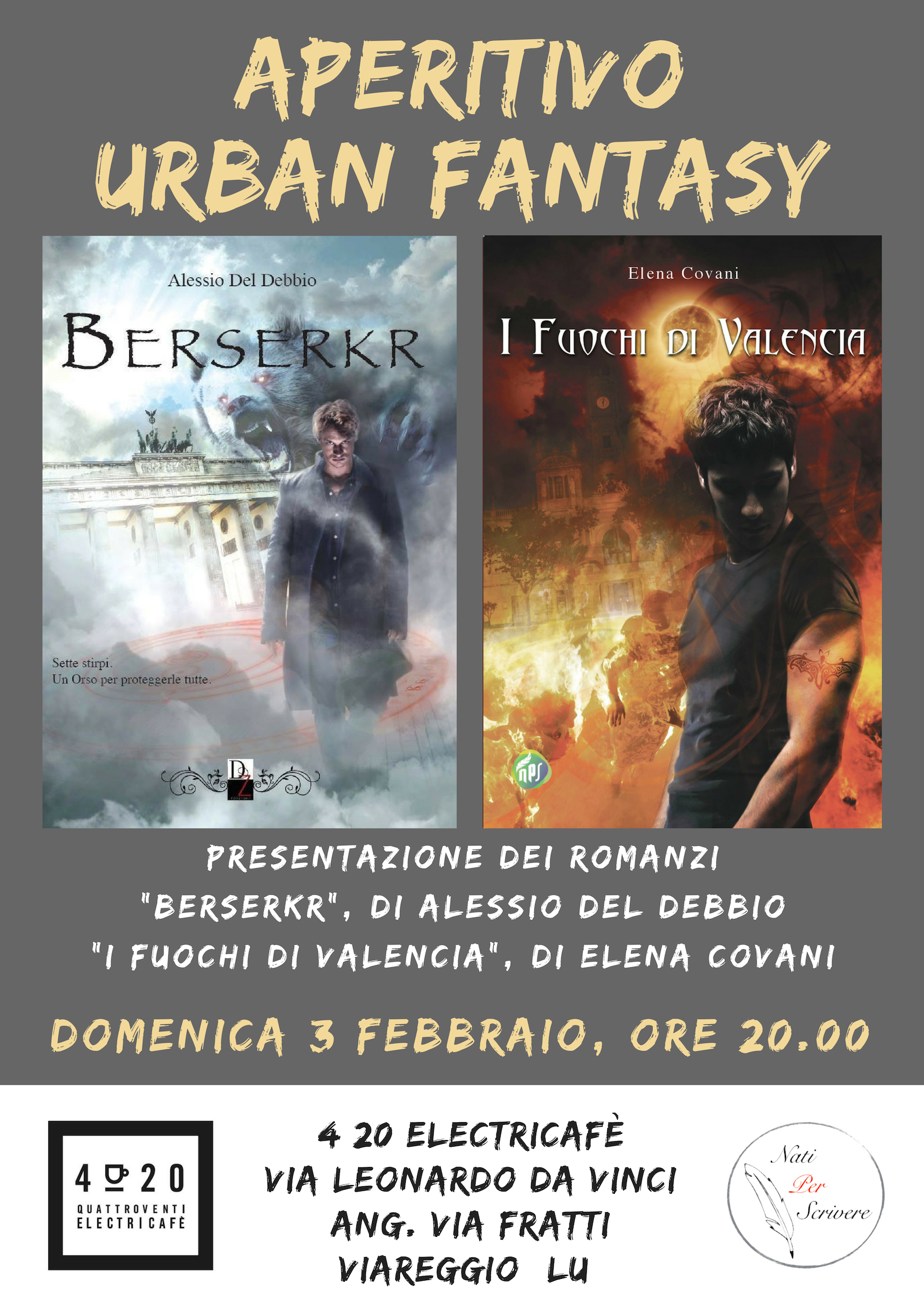 Aperitivo urban fantasy a Viareggio