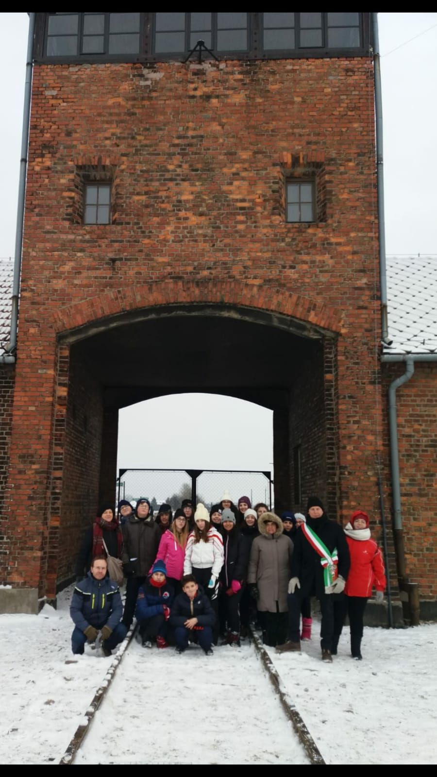 Viaggio Pontino della Memoria per gli studenti coresi. Delegazione guidata dal vicesindaco Ennio Afilani e dal consigliere delegato Sabrina Pistilli.