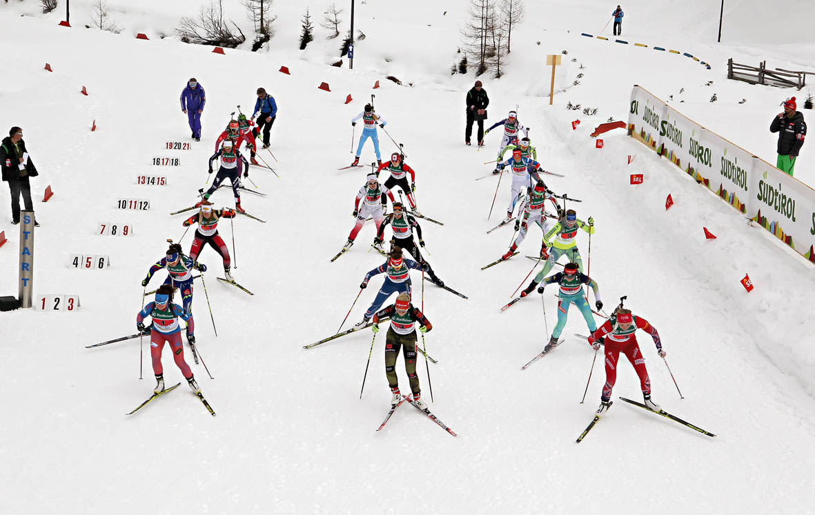 BIATHLON CHE PASSIONE IN VAL MARTELLO. DUE SPRINT E SUSPENSE ALLA MASS START 60