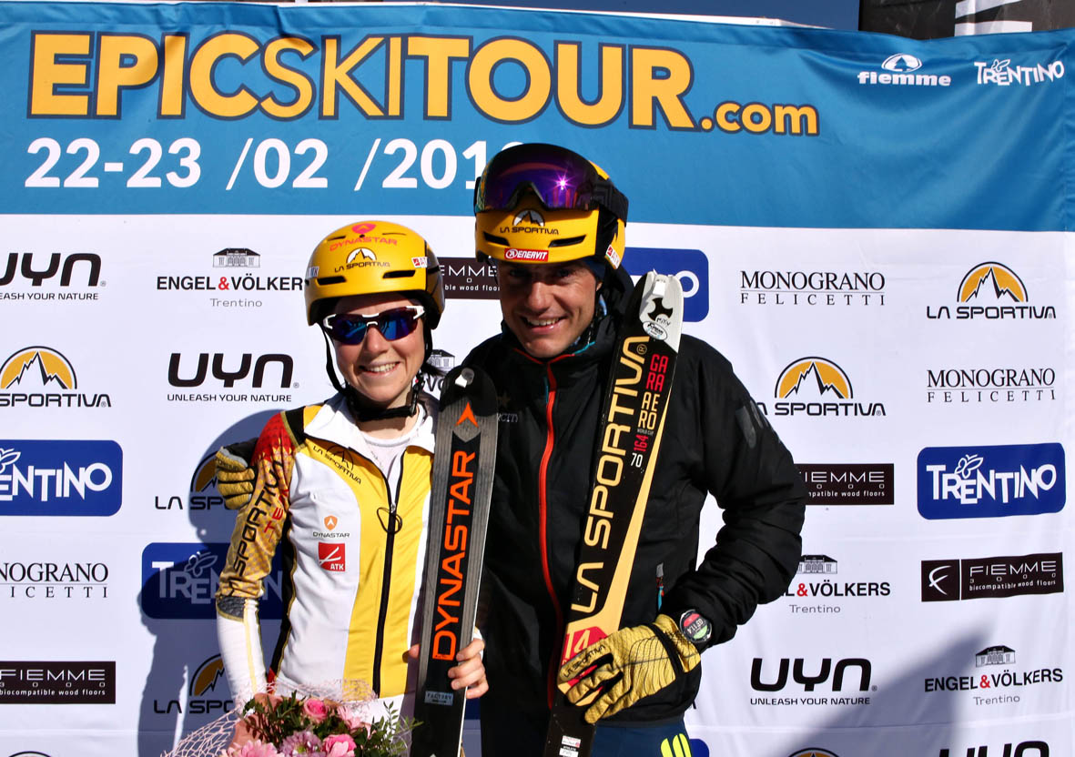 “EPIC SKI TOUR” AL CAMPIONE DEL MONDO BOSCACCI. BIS DELLA CAMPIONESSA D’EUROPA MOLLARET