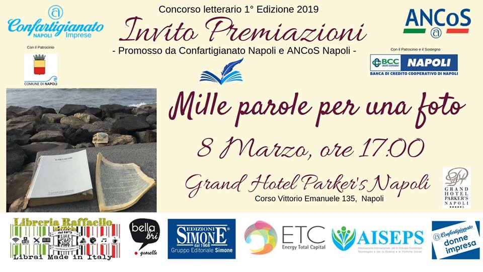 Premiazione del concorso «Mille Parole per una Foto» indetto da Confartigianato Napoli e ANCoS Napoli