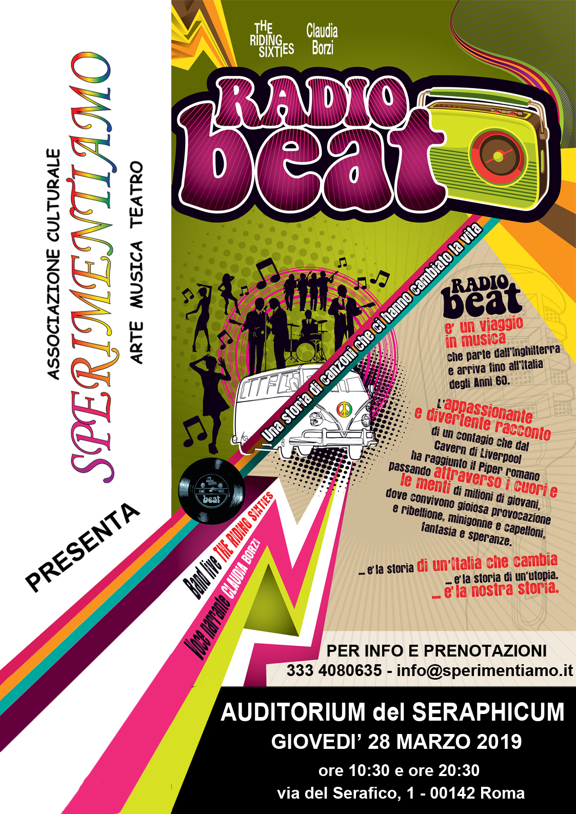  Radio Beat in scena presso l’Auditorium del Seraphicum giovedì 28 Marzo 2019 