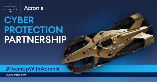 Con Acronis, DS TECHEETAH è in pole position anche nella protezione informatica