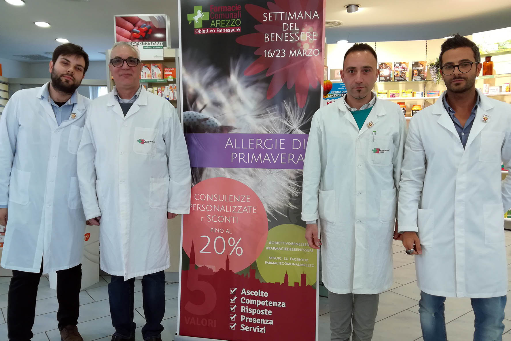 “Allergie di primavera”, consigli e rimedi alle Farmacie Comunali