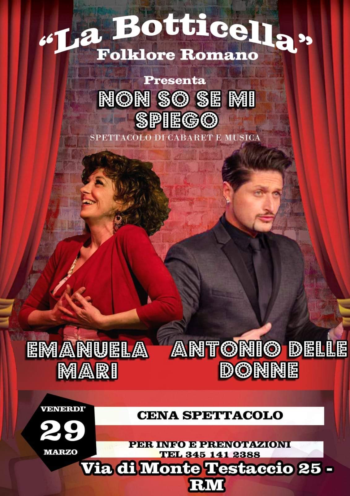 Non so se mi spiego - spettacolo di cabaret