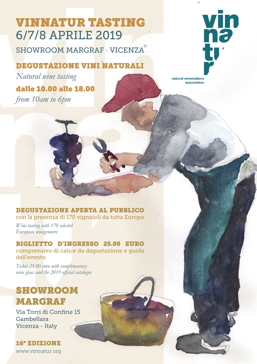 VINNATUR TASTING: TUTTI I SAPORI DELLA MANIFESTAZIONE DEDICATA AI VINI NATURALI