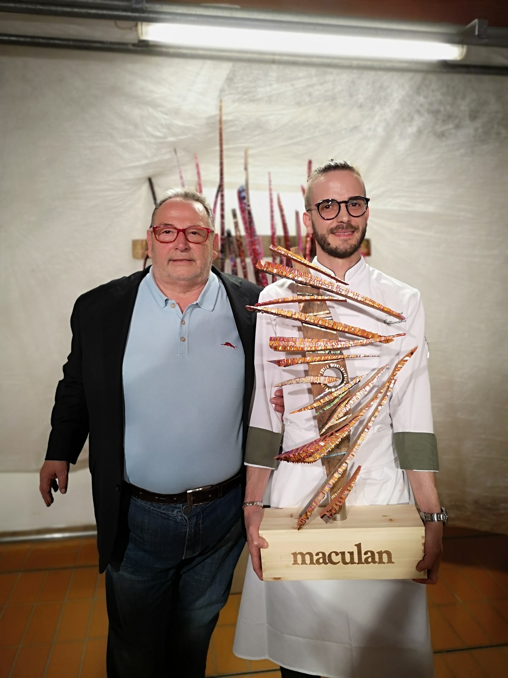 IL PREMIO MACULAN 2019 A SIMONE GOTTARDELLO  DEL RISTORANTE EVO DI BARDOLINO