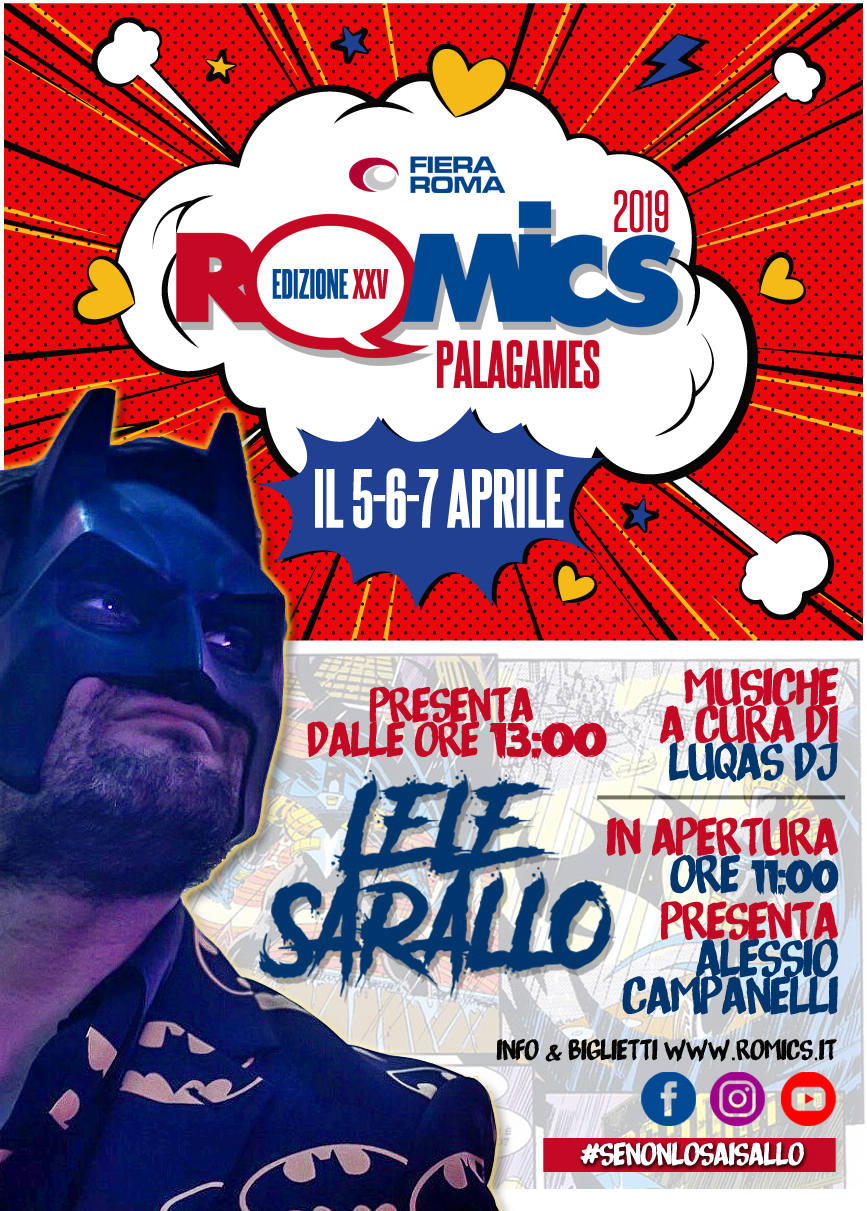  Lele Sarallo alla conquista del Romics