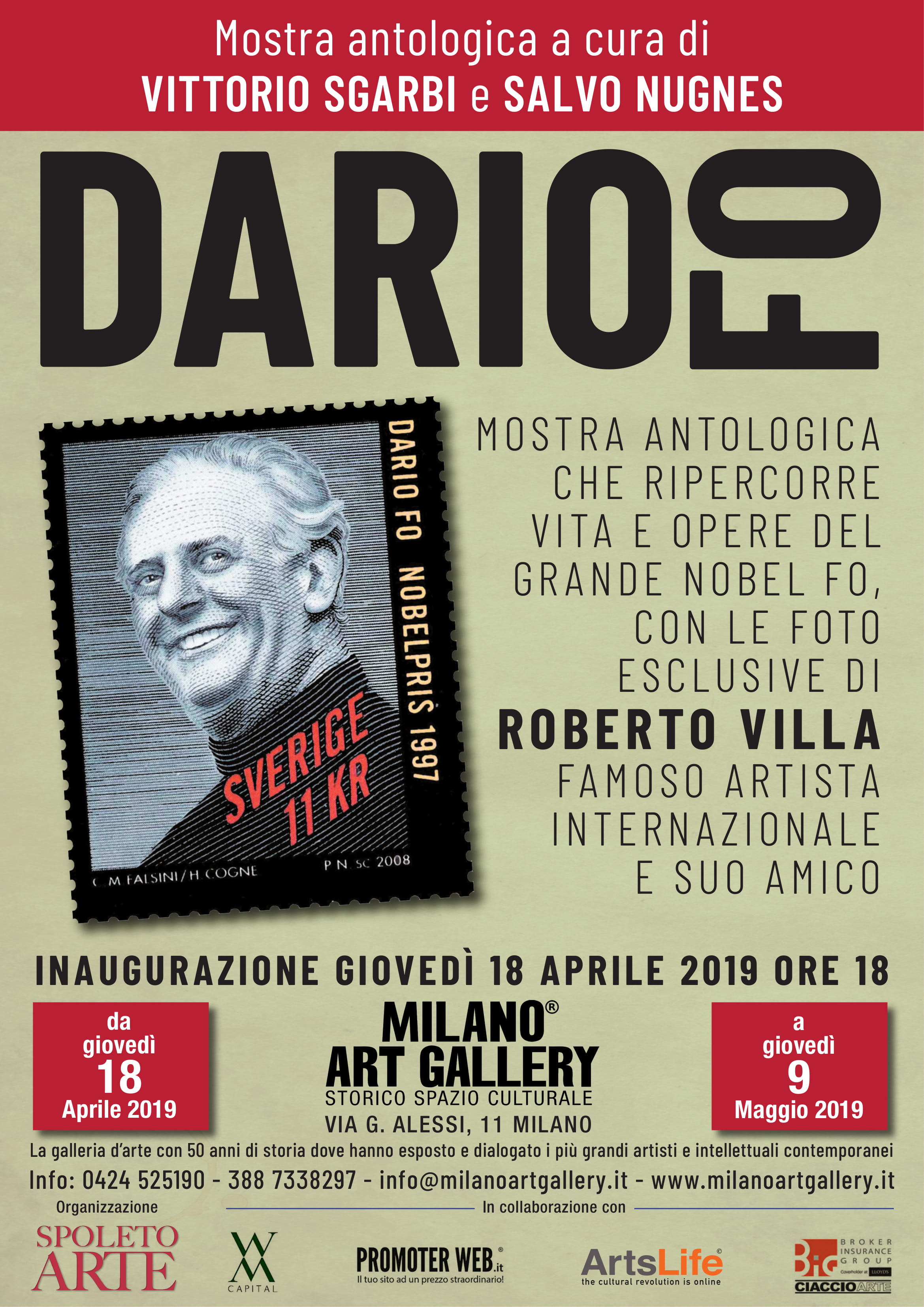 Dario Fo torna a Milano a 50 anni da Mistero Buffo, negli scatti del Maestro Villa