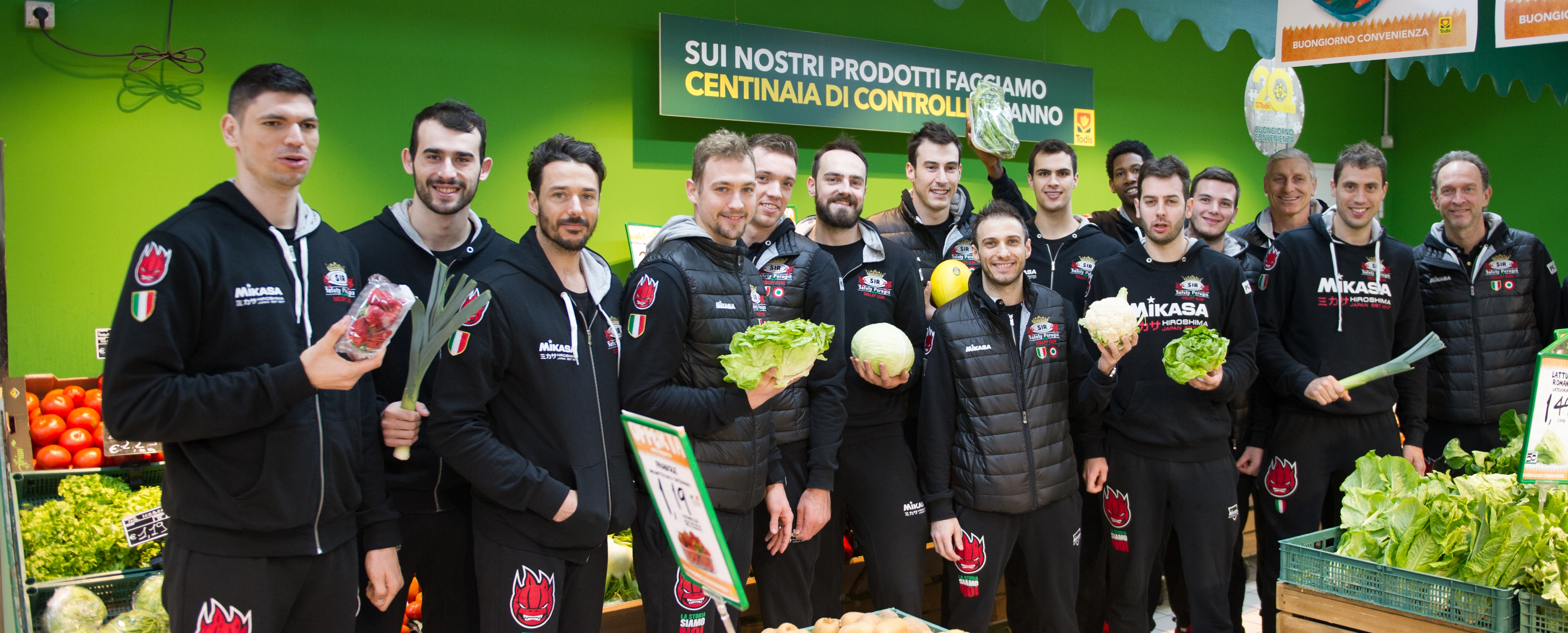 L’alzata sulla qualità, con TODIS e SIR SAFETY VOLLEY Perugia