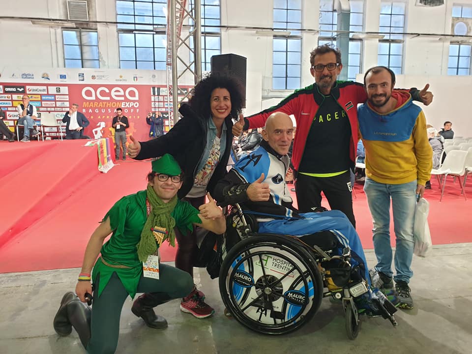 Mauro Tomasi: “Sono solo un maratoneta in carrozzina”