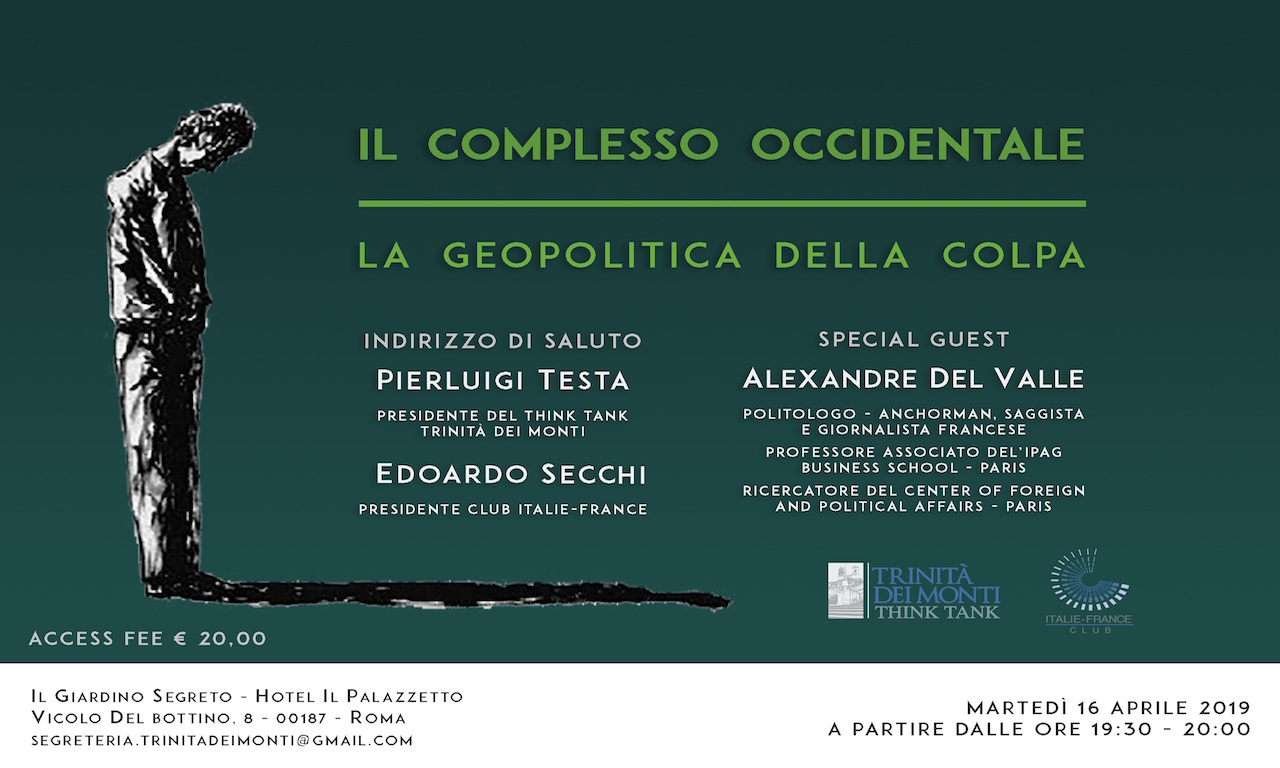 Alexandre Del Valle presenta 'Il complesso occidentale'