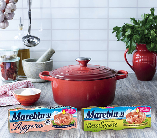 Vinci Le Creuset con Mareblu