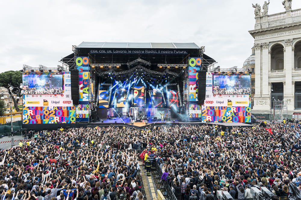 Molti spettacoli di musica il primo maggio in Italia, tra Roma e molto altro