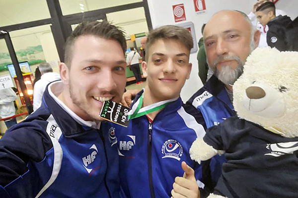 Il casentinese Andrea Cherubini nella nazionale giovanile di karate