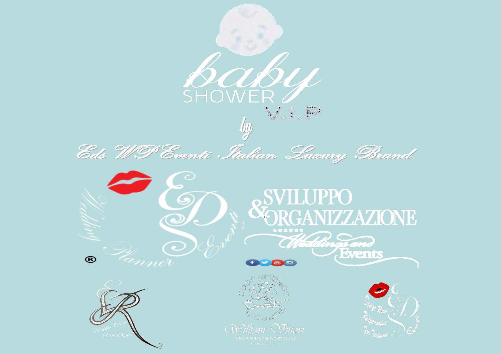 Eds WP Eventi Italian Luxury Brand nella persona di : Erno , Denise Rossi e William Vittori per il Baby Shower della figlia della Sig. Marchesa Daniela Del Secco D’Aragona