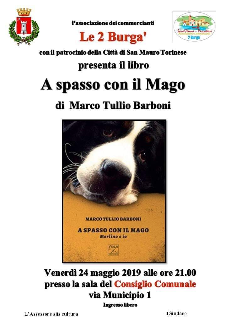 Il tour letterario di Marco Tullio Barboni arriva a San Mauro Torinese