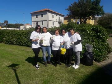 Volontari impegnati in pulizie di “primavera” alla Rocca Roveresca di Senigallia