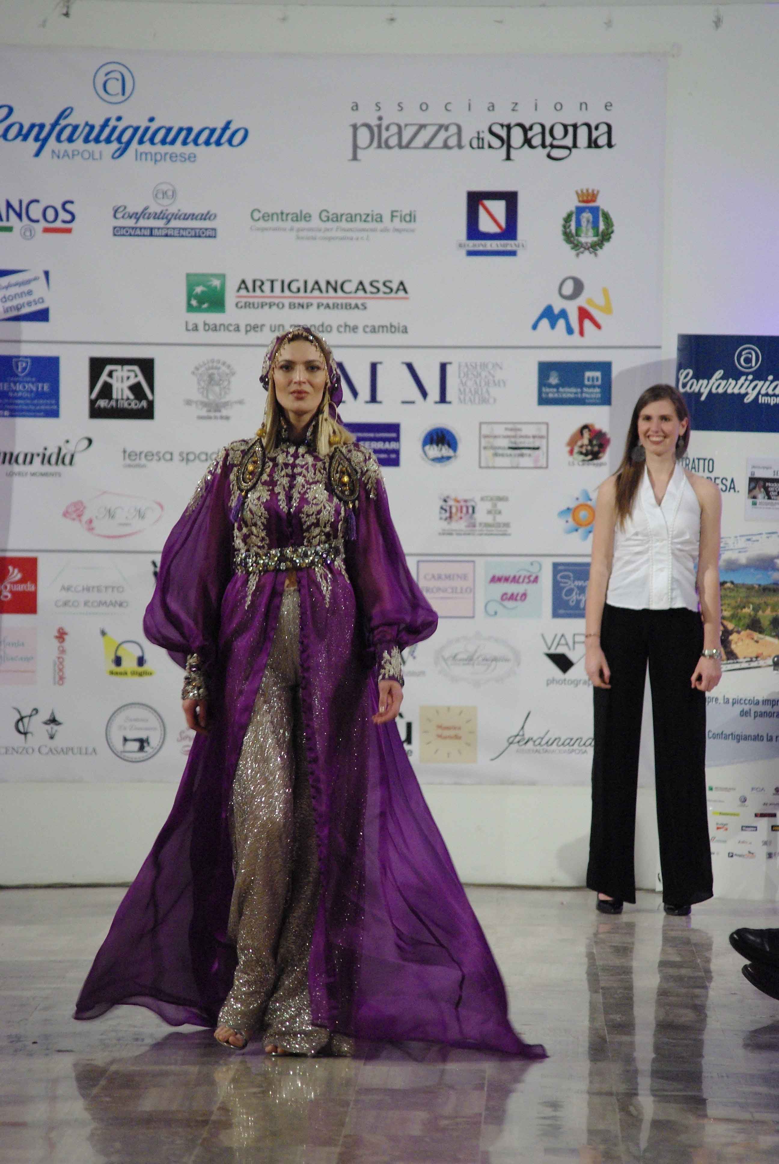 Ispirata al Marocco la sfilata finale della 18°edizione di “Moda all’Ombra del Vesuvio”