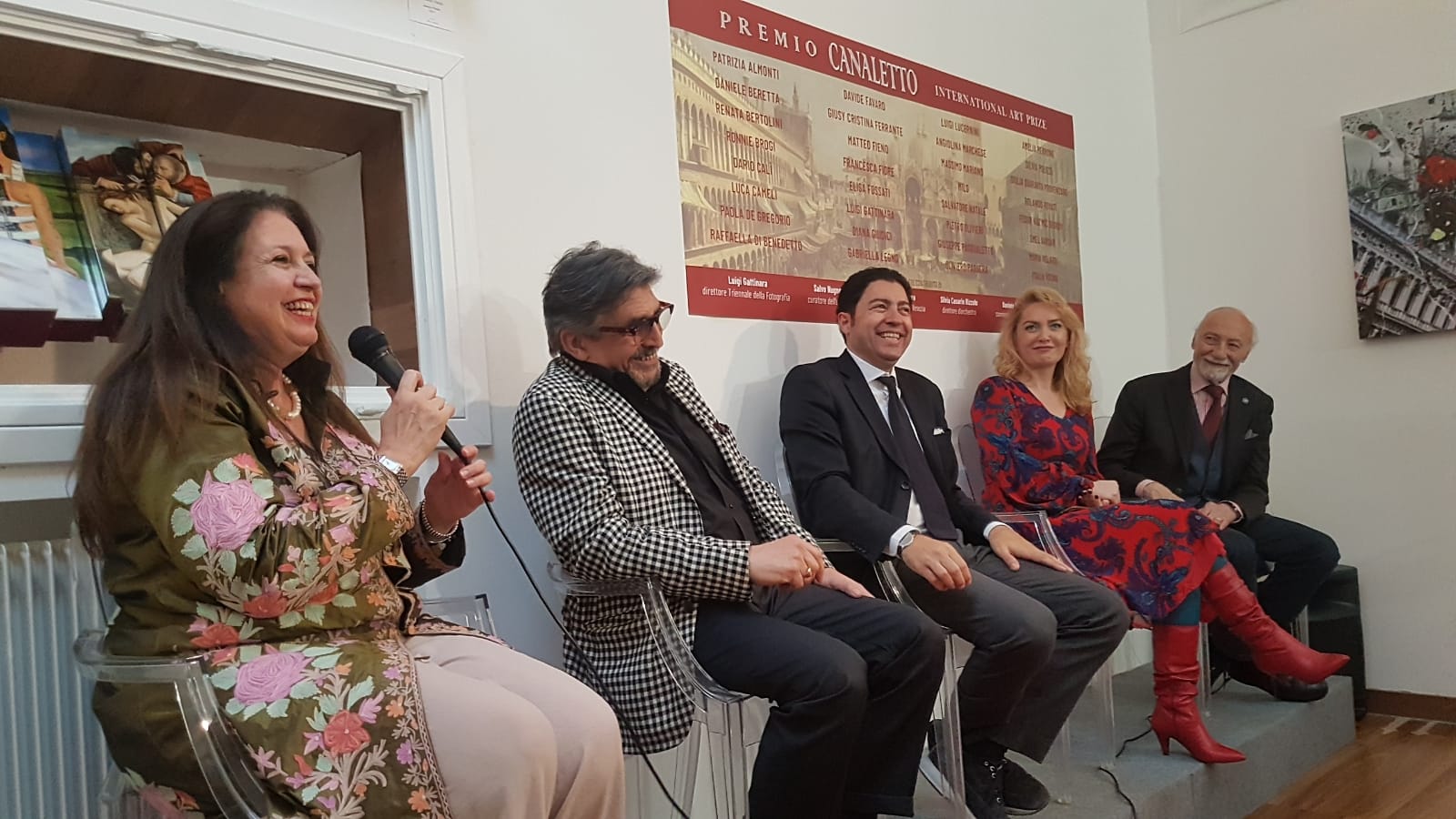 Premio Canaletto: commozione tra gli artisti allo Spoleto Pavilion