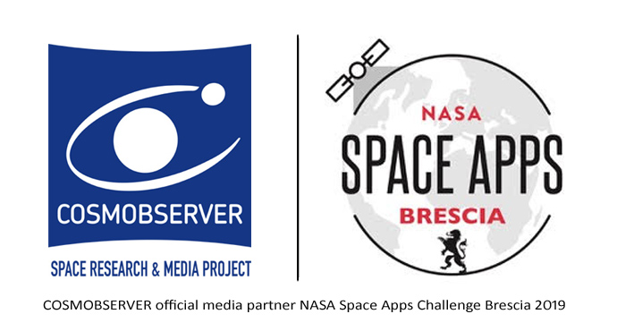 Il progetto di divulgazione scientifica COSMOBSERVER media partner della NASA Space Apps Challenge di Brescia 