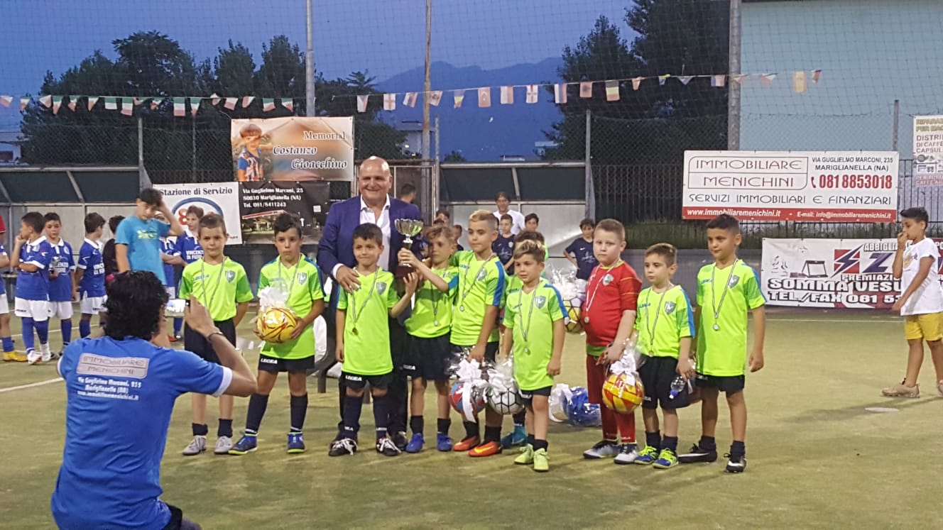 Mariglianella: Torneo di calcio alla Memoria di Gioacchino Costanzo, bambino vittima innocente della criminalità organizzata nel 1995.