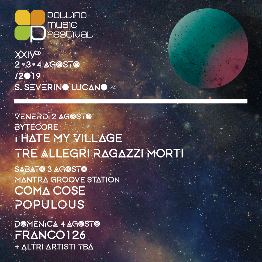 POLLINO MUSIC FESTIVAL dal 2 al 4 agosto 2019 