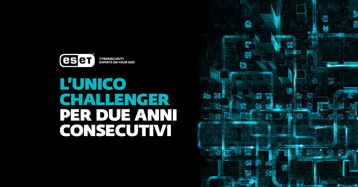 ESET, unico Challenger nel Gartner Magic Quadrant 2019 per le Piattaforme di Protezione degli Endpoint